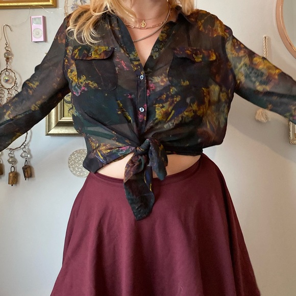 Sheer fall sprinkled top - Picture 6 of 8